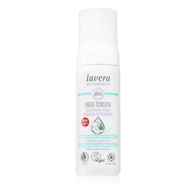 Lavera Basis Sensitiv jemná čisticí pěna pro citlivou pleť 150 ml