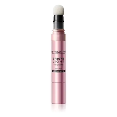 Makeup Revolution Bright Light krémový rozjasňovač odstín Beam Pink 3 ml