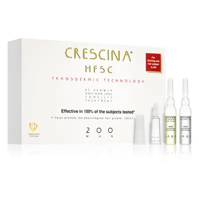 Crescina Transdermic 200 Re-Growth and Anti-Hair Loss péče pro podporu růstu a proti vypadávání 