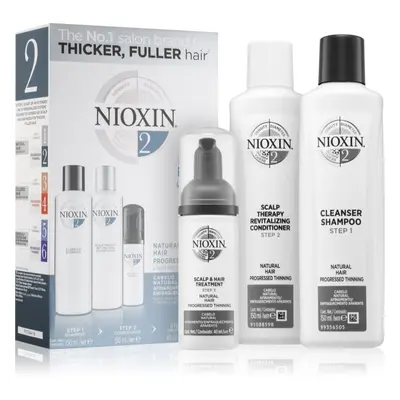 Nioxin System 2 Natural Hair Progressed Thinning dárková sada proti vypadávání vlasů unisex