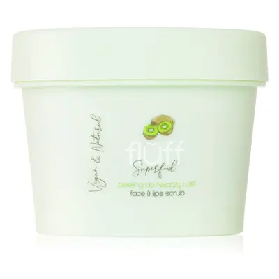 Fluff Superfood vyhlazující peeling na rty a tváře Kiwi 80 g