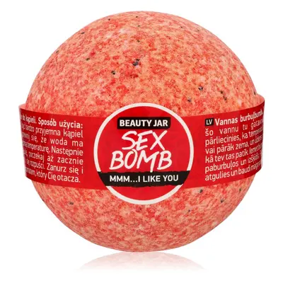 Beauty Jar Sex Bomb Mmm...I Like You koupelová bomba s vůní šťavnatých jahod 150 g