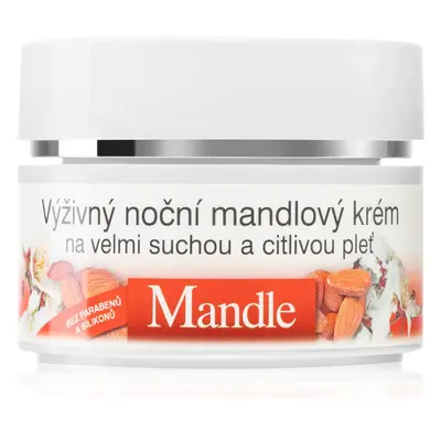 Bione Cosmetics Almonds výživný noční krém pro velmi suchou a citlivou pleť 51 ml