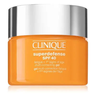 Clinique Superdefense™ SPF 40 Fatigue + 1st Signs of Age Multi Correcting Gel hydratační gel pro