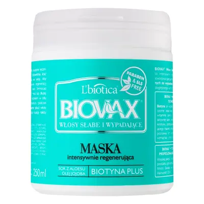 L’biotica Biovax Falling Hair posilující maska proti vypadávání vlasů 250 ml