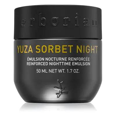 Erborian Yuza Sorbet lehká noční emulze pro zpevnění pleti 50 ml