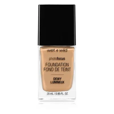 Wet n Wild Photo Focus lehký hydratační make-up pro rozjasnění pleti odstín Golden Beige 28 ml