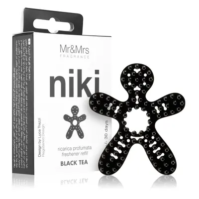 Mr & Mrs Fragrance Niki Black Tea vůně do auta náhradní náplň 1 ks