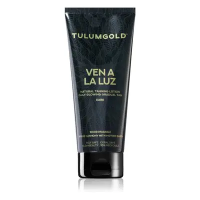 Tannymaxx Tulumgold Ven A La Luz Natural Tanning Lotion Dark opalovací krém do solária 200 ml