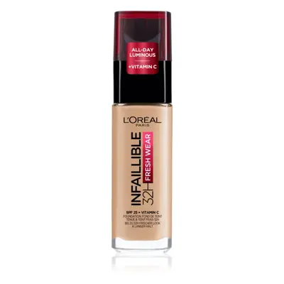 L’Oréal Paris Infaillible 32H Fresh Wear dlouhotrvající tekutý make-up odstín 145 Rose Beige 30 