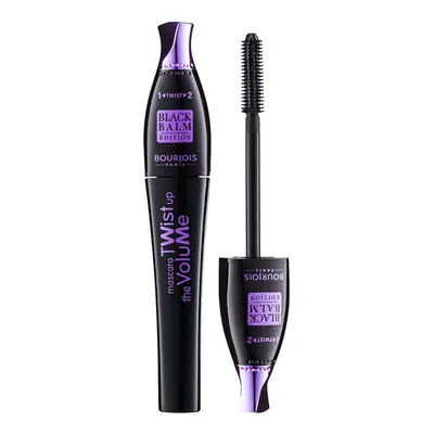 Bourjois Twist Up The Volume řasenka pro objem s kartáčkem 2 v 1 odstín 22 Black Balm 8 ml