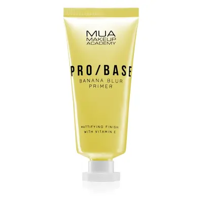 MUA Makeup Academy PRO/BASE Banana Blur hydratační podkladová báze pod make-up 30 ml