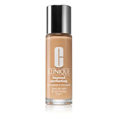 Clinique Beyond Perfecting™ Foundation + Concealer make-up a korektor 2 v 1 odstín 07 Cream Cham