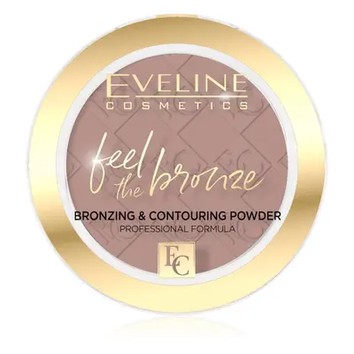 Eveline Cosmetics Feel The Bronze bronzující a konturovací pudr odstín 01 Milky Way 4 g