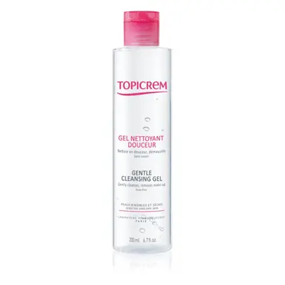 Topicrem UH BODY Gentle Cleansing Gel jemný mycí gel na obličej, tělo a vlasy 200 ml