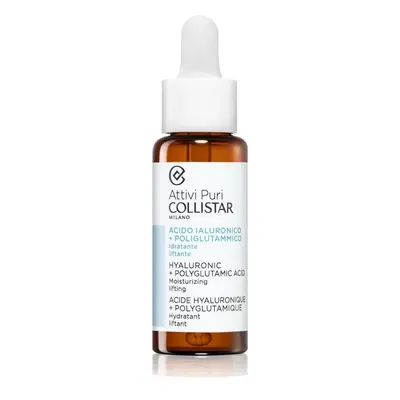 Collistar Attivi Puri Hyaluronic + Polyglutamic Acid Serum liftingové pleťové sérum s kyselinou 