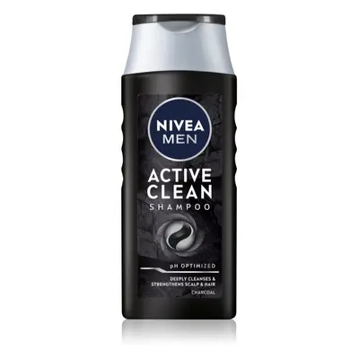 Nivea Men Active Clean šampon s aktivními složkami uhlí pro muže 250 ml