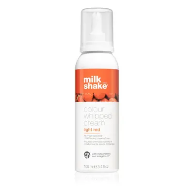 Milk Shake Colour Whipped Cream tónovací pěna pro všechny typy vlasů Light Red 100 ml