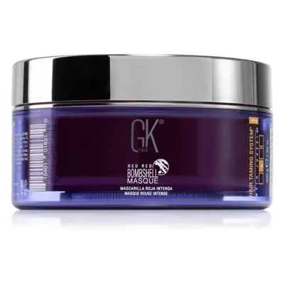 GK Hair Bombshell Masque barvicí maska pro blond vlasy odstín Red Red 200 g