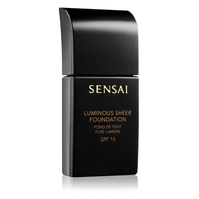 Sensai Luminous Sheer Foundation rozjasňující make-up SPF 15 odstín LS206 Brown Beige 30 ml