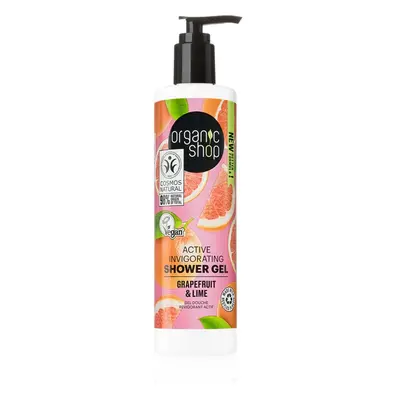 Organic Shop Grapefruit & Lime aktivní sprchový gel 280 ml