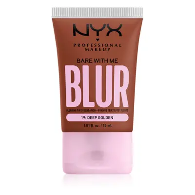 NYX Professional Makeup Bare With Me Blur Tint hydratační make-up odstín 19 Deep Golden 30 ml