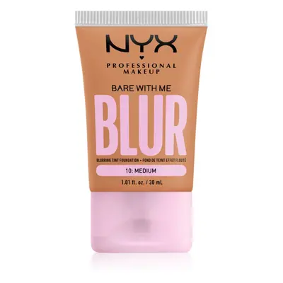 NYX Professional Makeup Bare With Me Blur Tint hydratační make-up odstín 10 Medium 30 ml