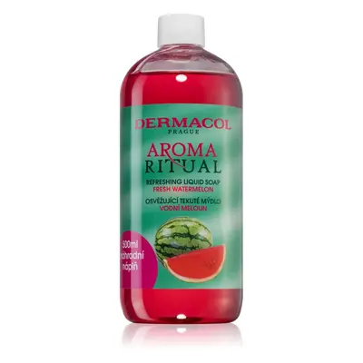 Dermacol Aroma Ritual Fresh Watermelon tekuté mýdlo na ruce náhradní náplň 500 ml