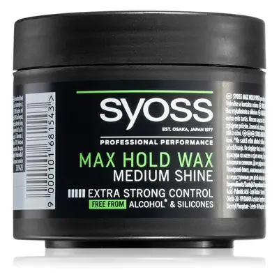 Syoss Max Hold stylingový vosk s extra silnou fixací 150 ml