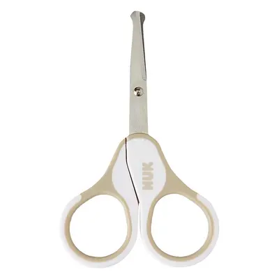 NUK Scissors dětské nůžky s kulatou špičkou Beige 1 ks