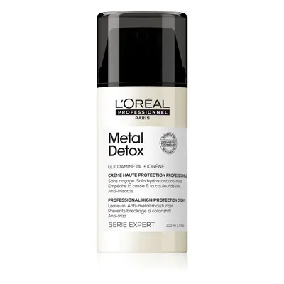 L’Oréal Professionnel Serie Expert Metal Detox ochranný krém pro lámavé a namáhané vlasy 100 ml