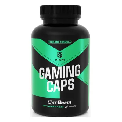 GymBeam Entropiq Gaming Caps podpora koncentrace a duševního výkonu 60 cps