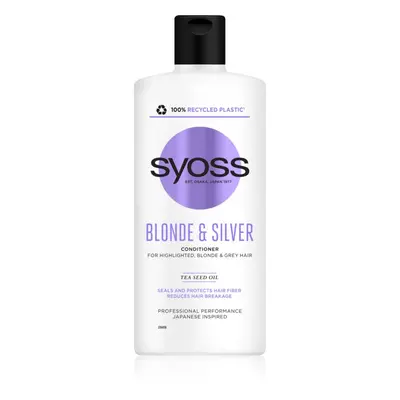 Syoss Blonde & Silver kondicionér pro blond a šedivé vlasy 440 ml