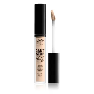 NYX Professional Makeup Can't Stop Won't Stop tekutý korektor odstín 04 Light Ivory 3.5 ml