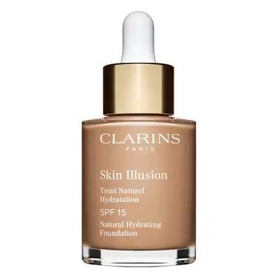 Clarins Skin Illusion Natural Hydrating Foundation rozjasňující hydratační make-up SPF 15 odstín