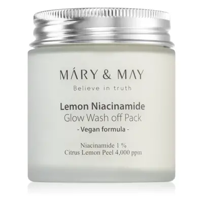 MARY & MAY Lemon Niacinamid hydratační a rozjasňující maska 125 g