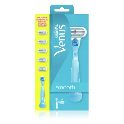 Gillette Venus Smooth holicí strojek + náhradní břity 5 ks 1 ks