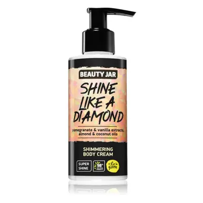 Beauty Jar Shine Like A Diamond rozjasňující tělový krém s vyživujícím účinkem 150 ml