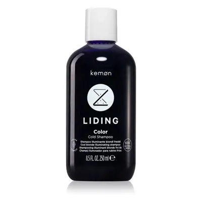 Kemon Liding Color Cold Shampoo šampon neutralizující žluté tóny 250 ml