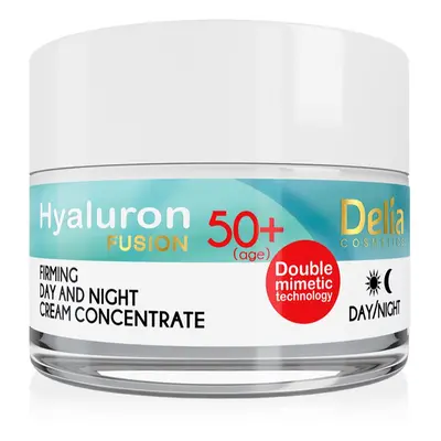 Delia Cosmetics Hyaluron Fusion 50+ zpevňující protivráskový krém 50 ml