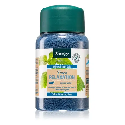 Kneipp Pure Relaxation koupelová sůl Lemon Balm 500 g