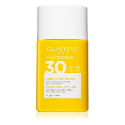 Clarins Mineral Sun Care Fluid minerální opalovací fluid na obličej SPF 30 30 ml