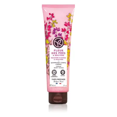 Yves Rocher Bain de Nature krémový peeling na tělo Meadow Flower & Heather 150 ml