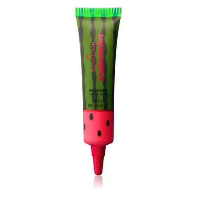 I Heart Revolution Tasty Watermelon krémová tvářenka pro rozjasnění pleti Flushed 13 ml