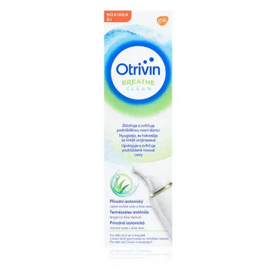 Otrivin Breathe Clean Aloe vera nosní sprej, roztok k proplachu nosních dutin 100 ml