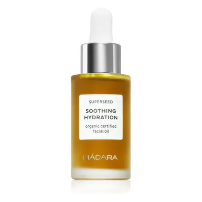 MÁDARA Superseed Soothing Hydration vyživující a hydratující olej na obličej 30 ml