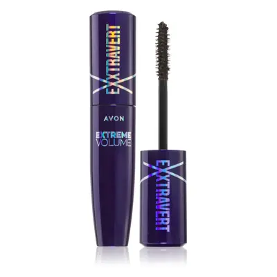 Avon Exxtravert Extreme Volume řasenka pro extra objem odstín Brown Black 9,5 ml