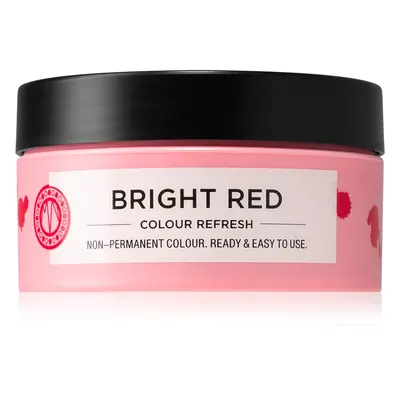 Maria Nila Colour Refresh Bright Red jemná vyživující maska bez permanentních barevných pigmentů