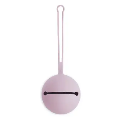 Mushie Silicone Pacifier Holder Case krabička na dudlík Soft Lilac 1 ks