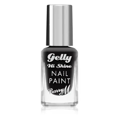 Barry M Gelly Hi Shine lak na nehty odstín Black forest 10 ml